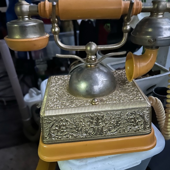 Vintage Radio Shack French Continental Rotary Phone Model 43-320A not tested - Picture 5 of 6